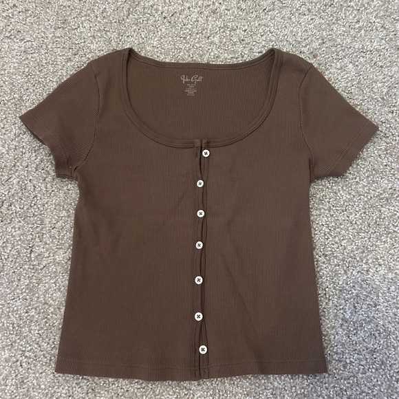 Brandy Melville Tops - John galt/pacsun/brandy Melville, 1 size, brown, new with tag